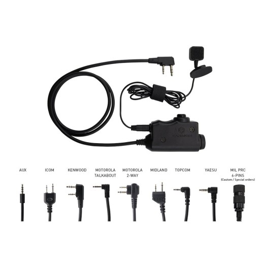 Moduł PTT Earmor M52 Kenwood/Baofeng