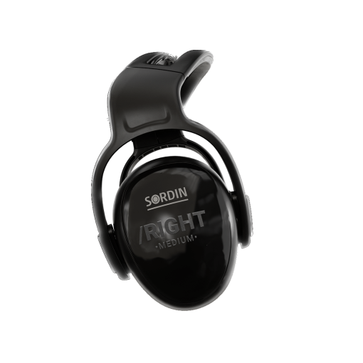 Ochronniki słuchu SORDIN left/RIGHT Medium Black PVC pasywne 62000-04-S